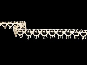 Koronka 0,7cm bawełniana naturalna