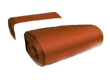 Wstążka 72mm tafta rdza ciemna