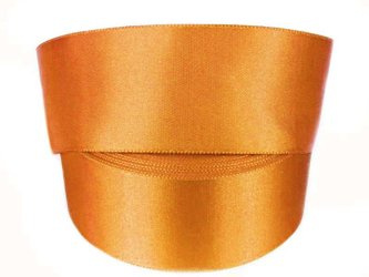 Wstążka 40mm atłas rdzawa