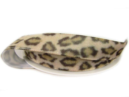 Aksamitka 16mm Ocelot beż jasny