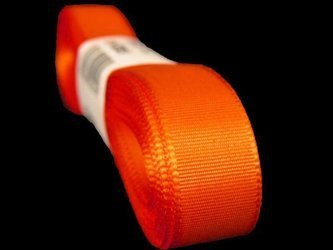 Wstążka 15mm tafta pomarańczowa