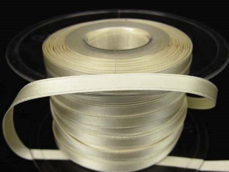 Wstążka 6mm atłas ecru
