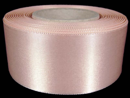 Wstążka 40mm atłas pudrowy róż