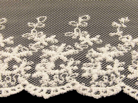 Koronka 9cm tiulowa bawełniana ivory