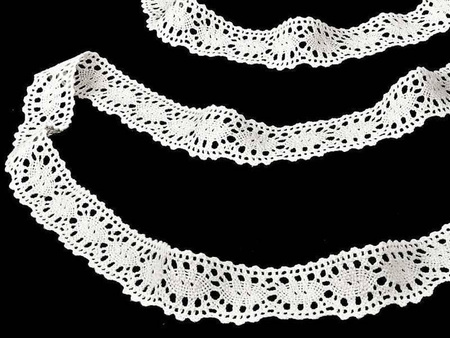 Koronka 3,2cm bawełniana biała