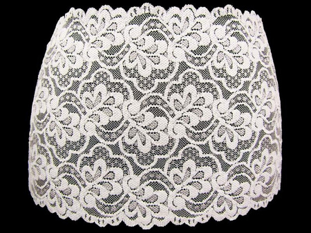 Wstawka 21cm elastyczna biała