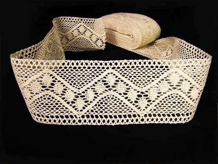 Wstawka 9cm bawełniana naturalna