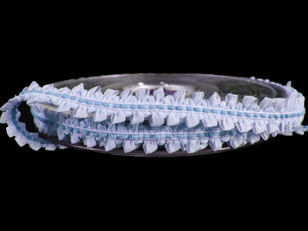 Taśma 10mm elastyczna ROCOCO błękitna