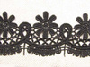 Koronka 5,5cm gipiurowa poly czarna