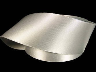 Wstążka 40mm atłas jasny popiel