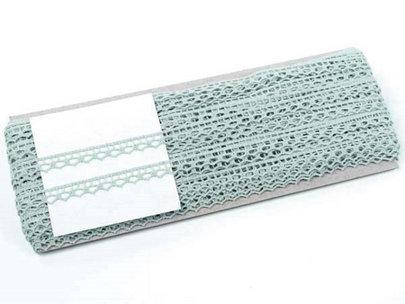 Koronka 1cm bawełniana jasny turkus