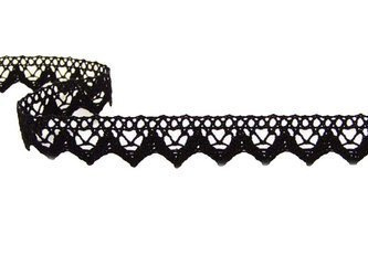 Koronka 1,8cm bawełniana czarna
