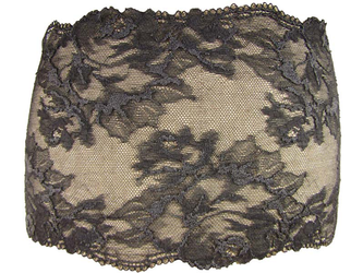 Wstawka 19cm elastyczna ciemny popiel