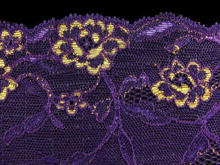 Wstawka 17cm elastyczna fiolet