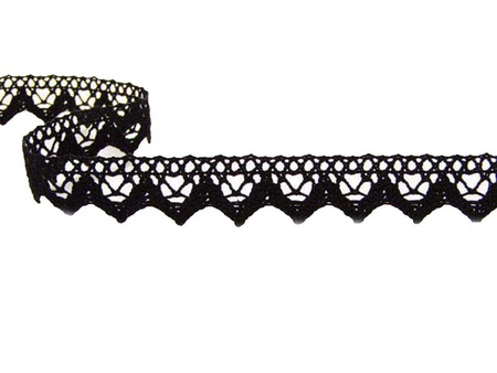 Koronka 1,8cm bawełniana czarna