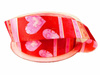 Wstążka 25mm tafta Valentina czerwona