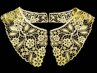 Kołnierzyk gipiurowy bawełniany natural