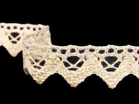 Koronka 1,8cm bawełniana naturalna