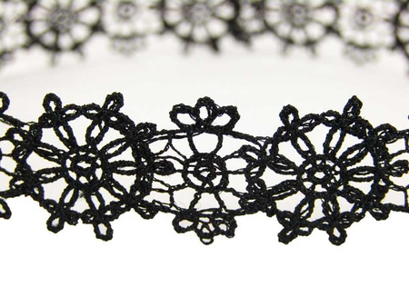 Wstawka 1,5cm gipiurowa czarna