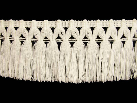 Taśma 8cm FRĘDZEL poly ecru