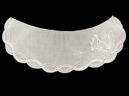 Przodzik haft TULIPAN biały