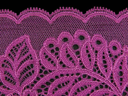 Wstawka 17cm elastyczna róż cyklamen