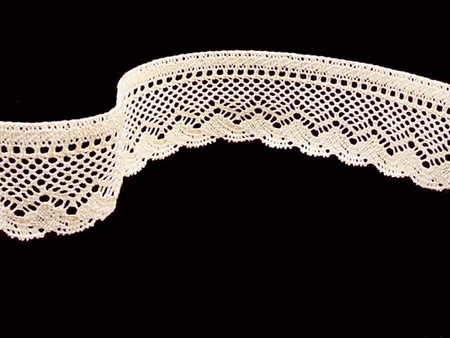 Koronka 5,5cm bawełniana naturalna