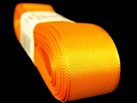 Wstążka 25mm tafta jasny pomarańcz