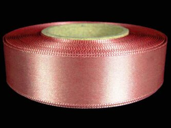 Wstążka 24mm atłas róż indyjski