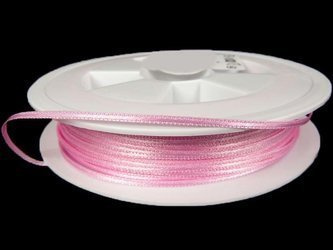 Wstążka 1,5mm atłas róż