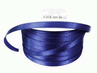 Wstążka 5mm atłas jasny granat