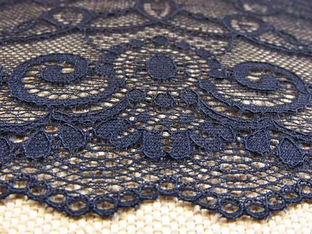 Wstawka 17cm elastyczna granat