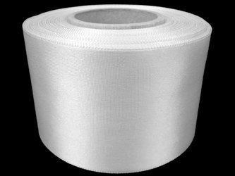 Wstążka 60mm atłas biała