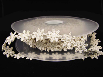 Wstawka 1,3cm gipiurowa KWIATEK natural