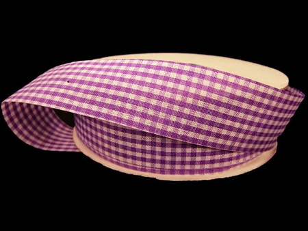 Wstążka 25mm PEPITO fiolet