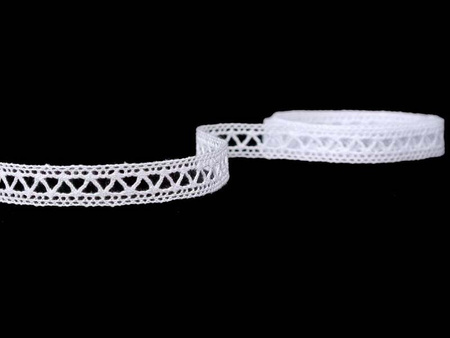 Wstawka 1,1cm bawełniana biała