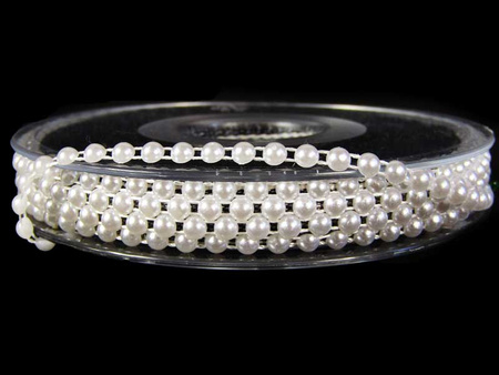 Pół-perły 4mm białe