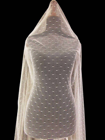 Tiul 170cm miękki ŁEZKA ivory