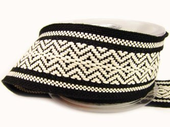 Taśma 47mm nośna Etno czarna