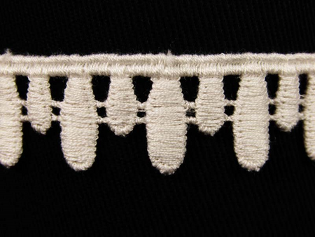 Taśma 1,8cm KROPLA bawełna natural