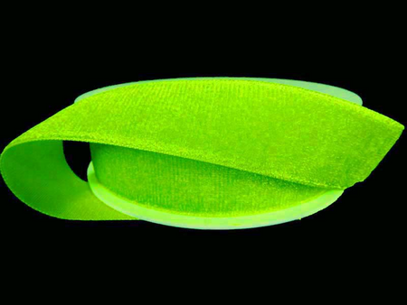 Aksamitka 25mm neon zielona