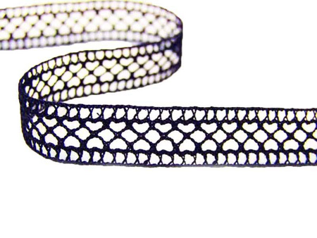 Wstawka 1cm bawełniana granat