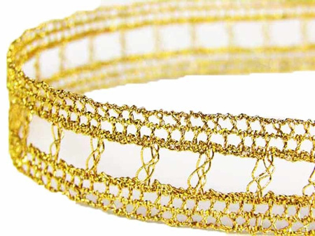 Wstawka 1,8cm metaliczna złota