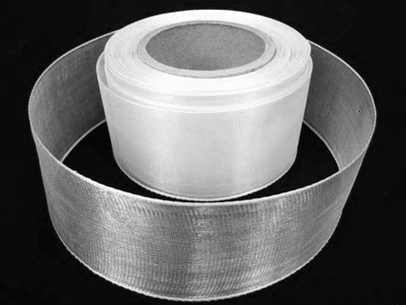 Wstążka 40mm organtyna biała