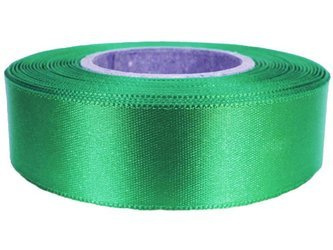 Wstążka 24mm atłas zielona