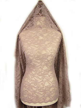 Koronka 150cm stabilna antyczny wrzos