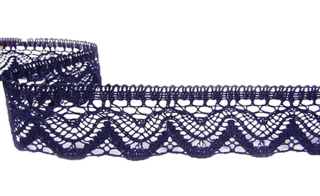 Koronka 5,8cm bawełniana granat