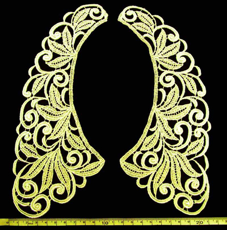 Kołnierzyk gipiurowy wiskoza natural