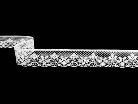 Koronka 1,8cm stabilna biała