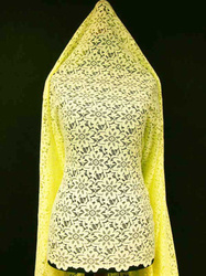 Koronka 150cm poliesterowa cytrynowa